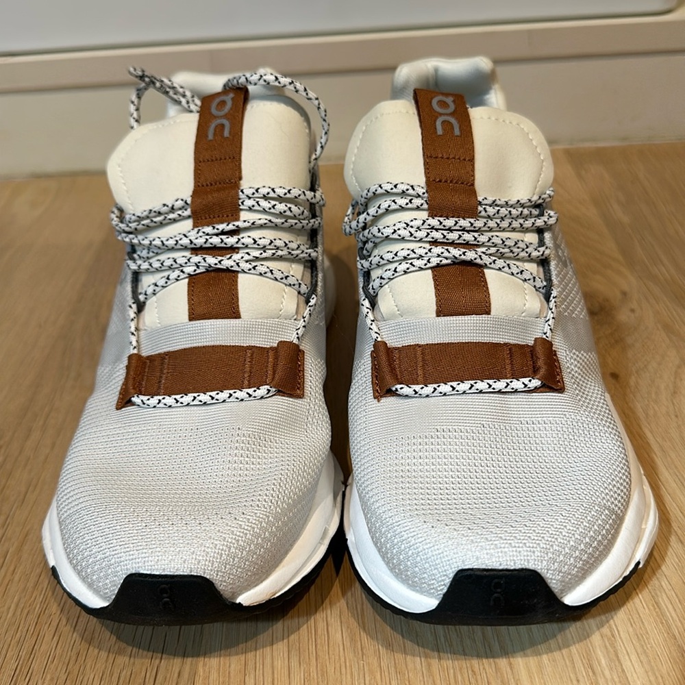 On Cloudnova BRAND NEW running shoe in White Pearl.